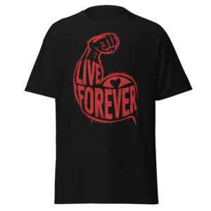 T-Shirt Live Forever Flex – Heart Power