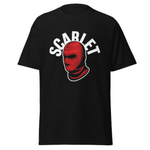 T-Shirt Scarlet Bandit – Rote Balaclava