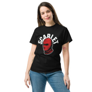 T-Shirt Scarlet Bandit – Rote Balaclava