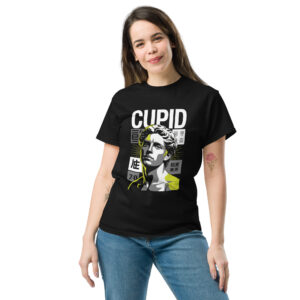 T-Shirt Cupid Neon Glow – Pop‑Statue