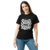 T-Shirt Stay Real – Handlettering Statement