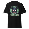 T-Shirt Pixel Virus Overlord – Retro Malware Bot