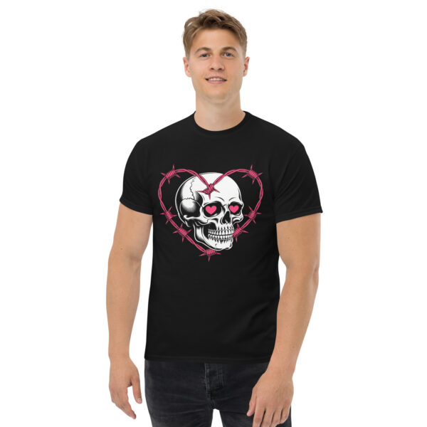 T-Shirt Heartbreaker Skull – Love Hurts Barbed Herz