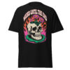 T-Shirt Weird Until The End – Flower Skull Flames