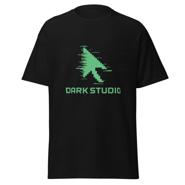 T-Shirt Dark Studio Glitch Cursor – Binary Hacker