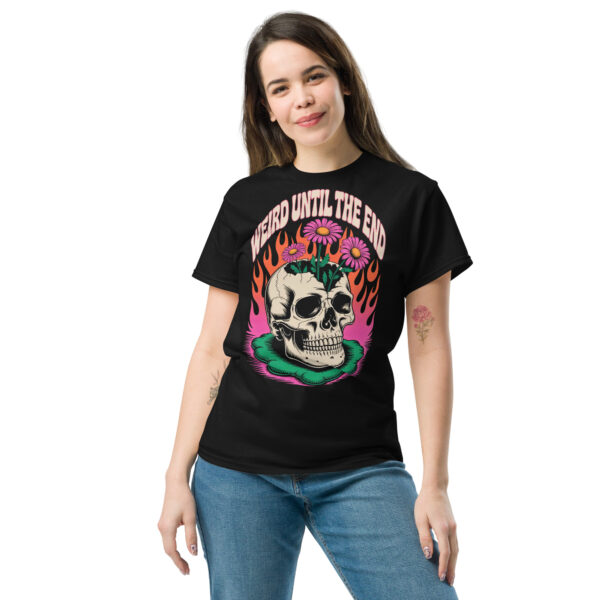 T-Shirt WEIRD UNTIL THE END – Skull Flowers