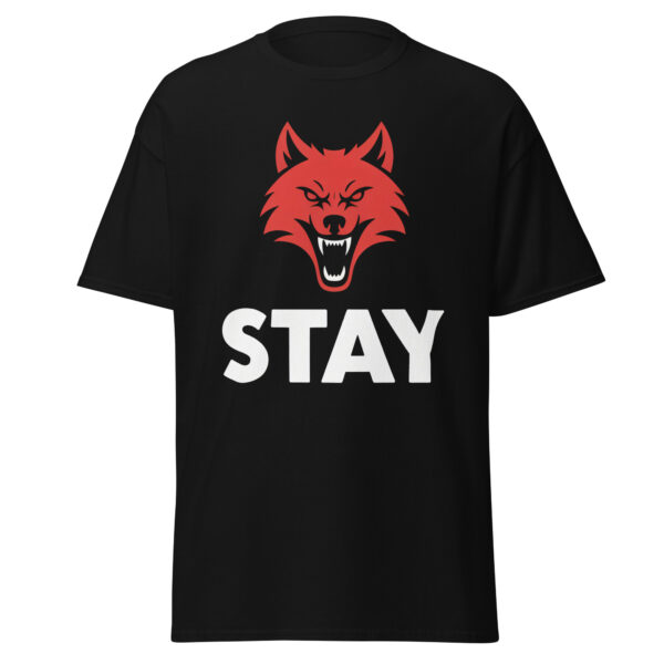 T-Shirt STAY WILD Wolf – Red Alpha