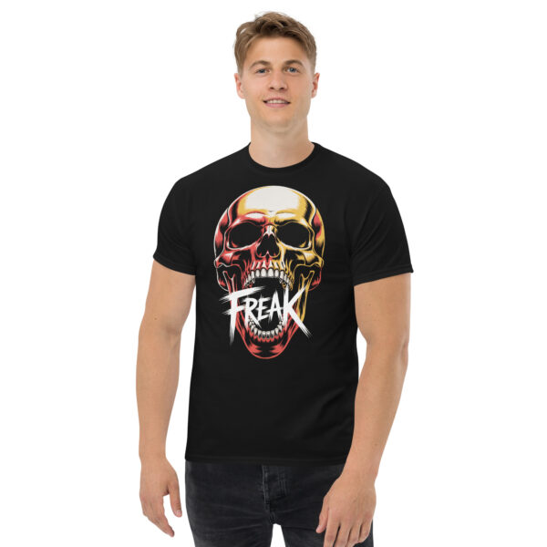 T-Shirt FREAK Skull Scream – Bold Grunge