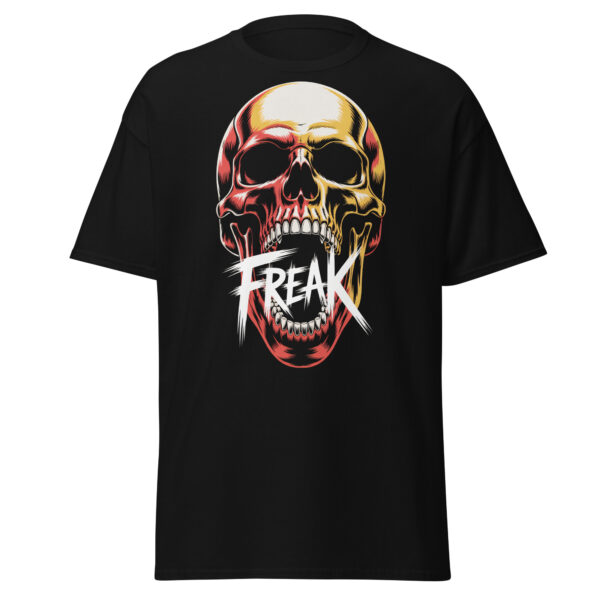 T-Shirt FREAK Skull Scream – Bold Grunge