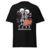 T-Shirt CREEPING LOVE ALIVE – Dancing Skeletons, Retro Horror Romance