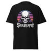 T-Shirt SOUL REAPER – Neon Sunset Skull, Synthwave Horror