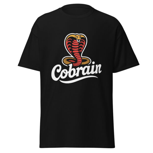 T-Shirt Cobrain – Cobra Brain, Retro Snake Script