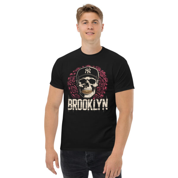 T-Shirt BROOKLYN Skull Roses – Urban Crown, Street Heritage