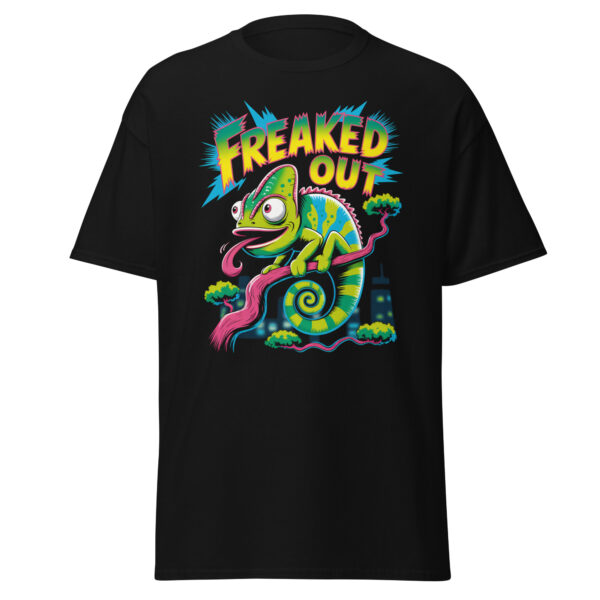 T-Shirt FREAKED OUT – Neon Chameleon Hype