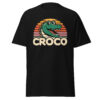 T-Shirt CROCO Sunset – Retro Gator Smile
