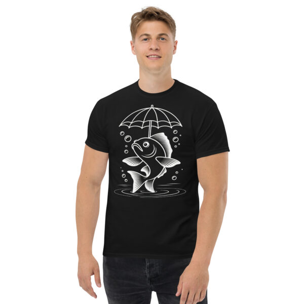T-Shirt Umbrella Fish – Regenfester Humor