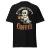 T-Shirt Ghost Coffee – „My Favorite Spirit is Coffee“ – Kaffee Geist Shirt