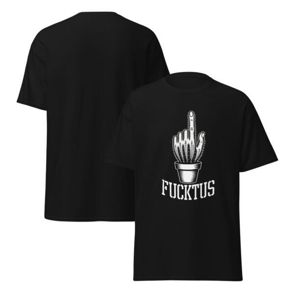 T-Shirt FUCKTUS – Stacheliger Mittelfinger.