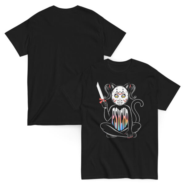 T-Shirt Psycho Kitty Slash – Rainbow Core