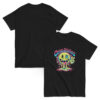 T-Shirt Chriss Stickers Neon‑Drip Peace Smiley