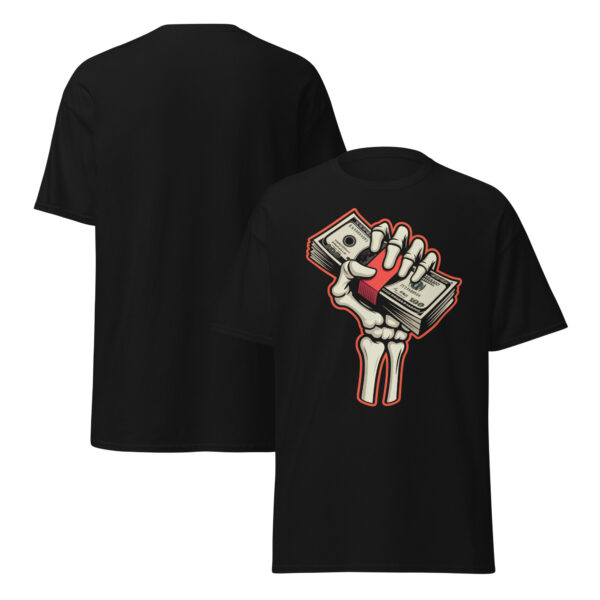 T-Shirt Skeleton Money Grip