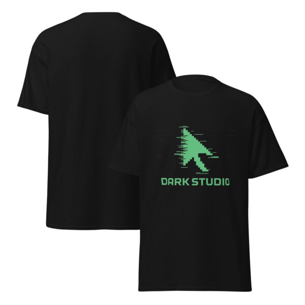 T-Shirt Dark Studio Glitch Cursor – Binary Hacker