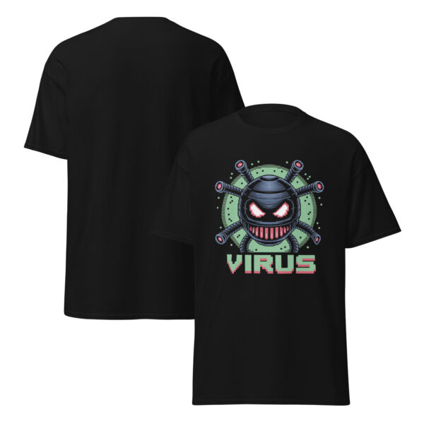 T-Shirt VIRUS Retro Pixel – Hacker Shirt