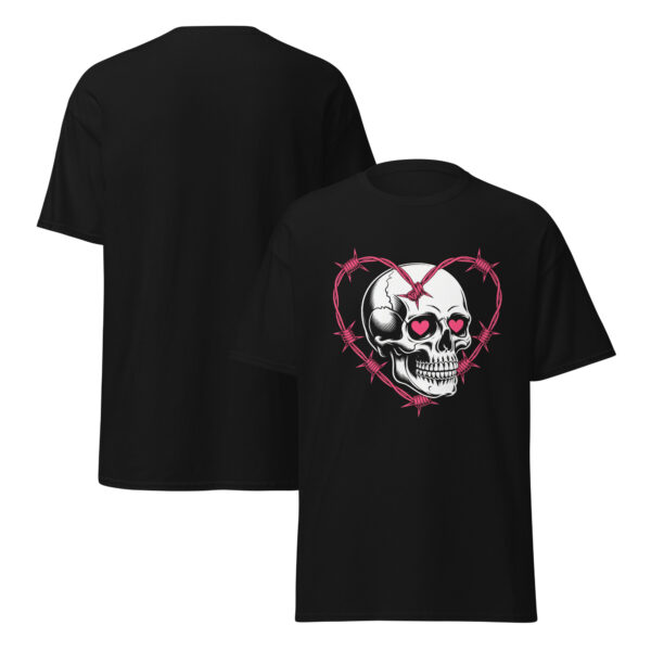 T-Shirt LoveKills Skull – Herz Stacheldraht