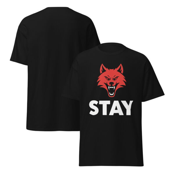 T-Shirt STAY WILD Wolf – Red Alpha