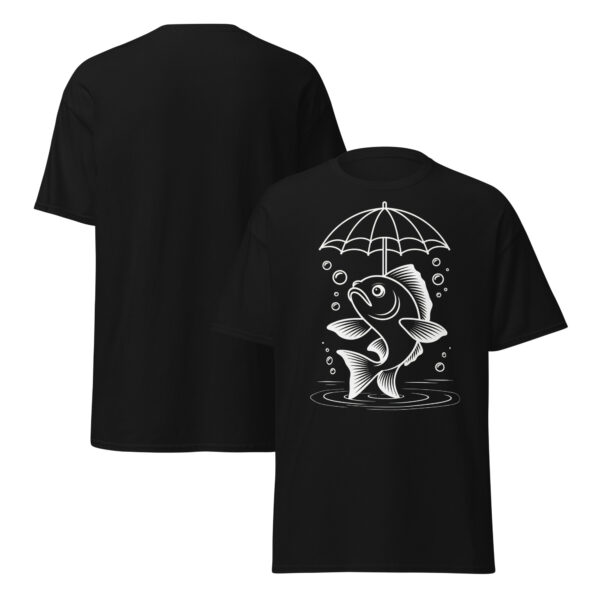 T-Shirt Umbrella Fish – Regenfester Humor