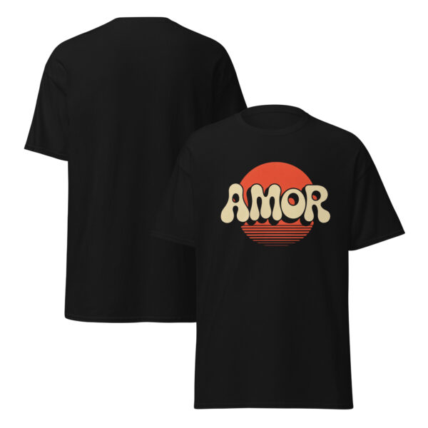 T-Shirt Amor Sunset – Liebe, Retro