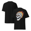 T-Shirt Psychedelic Obey Skull – Schädel, Flammen
