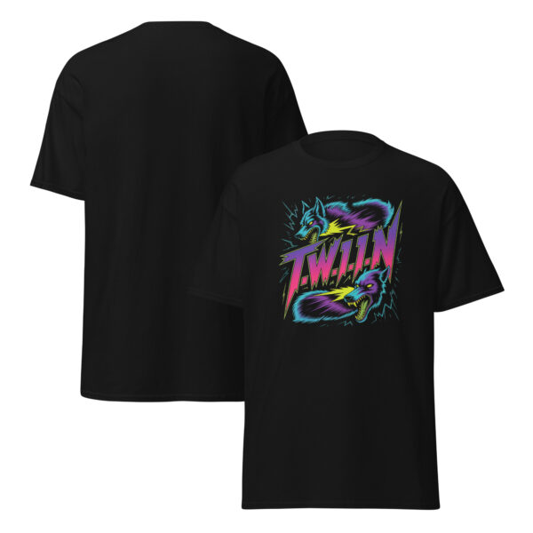T-Shirt T.W.I.I.N Wolves – Zwillinge, Neon