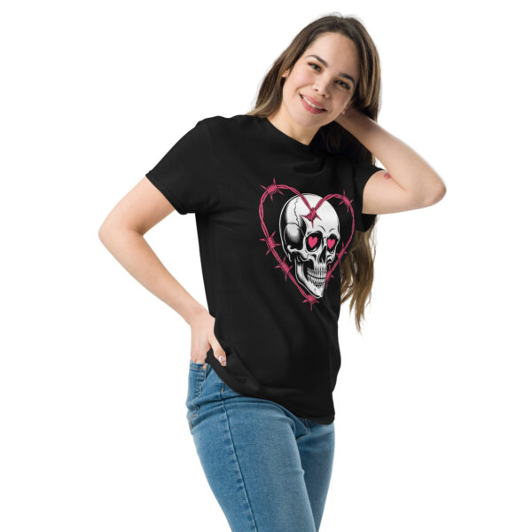 T-Shirt LoveKills Skull – Herz Stacheldraht