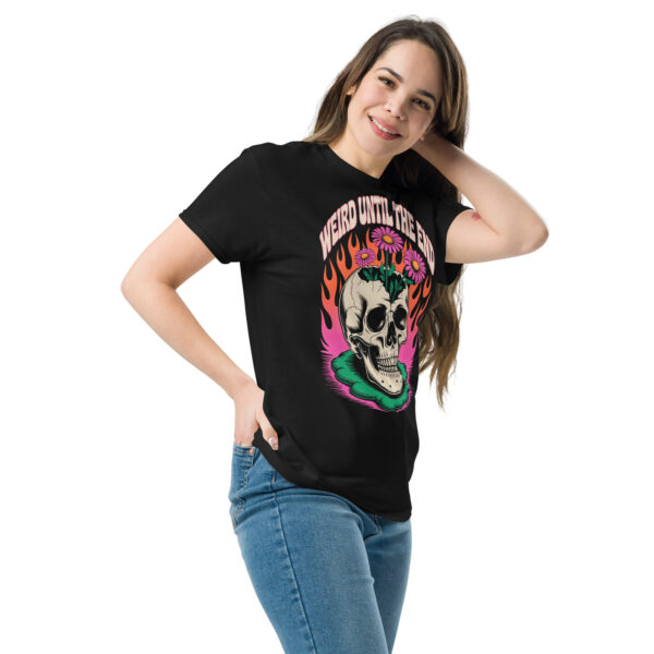 T-Shirt WEIRD UNTIL THE END – Skull Flowers