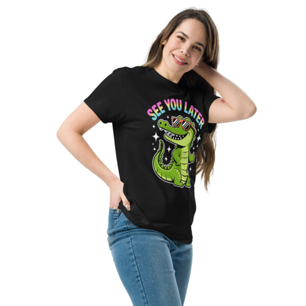 T-Shirt SEE YOU LATER Alligator – Retro Spruch Shirt, lustiges Krokodil
