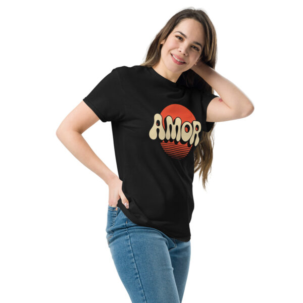 T-Shirt Amor Sunset – Liebe, Retro
