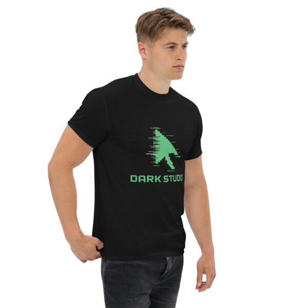 T-Shirt Dark Studio Glitch Cursor – Binary Hacker