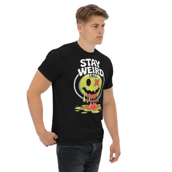 T-Shirt STAY WEIRD – Melting Smiley ETA, Slime Vibes