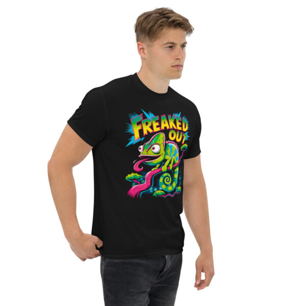 T-Shirt FREAKED OUT – Neon Chameleon, Street Pop