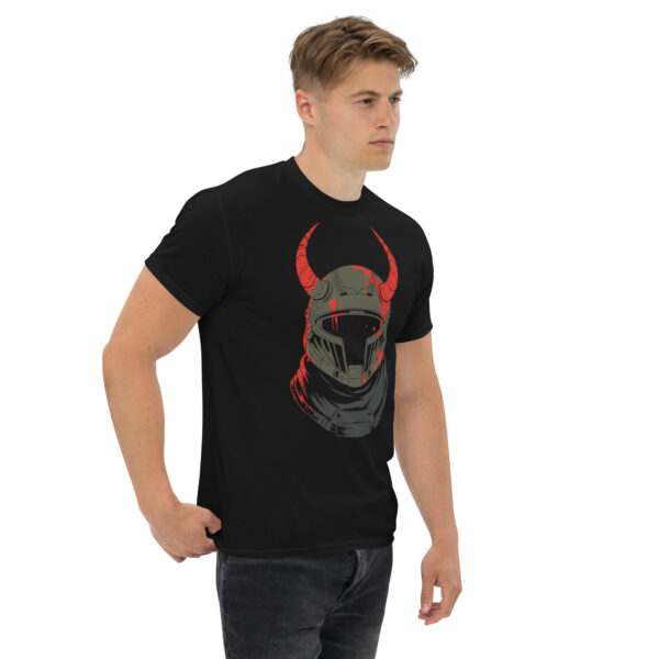 T-Shirt Kriegerhelm Hörner Wikinger Battle Stahl