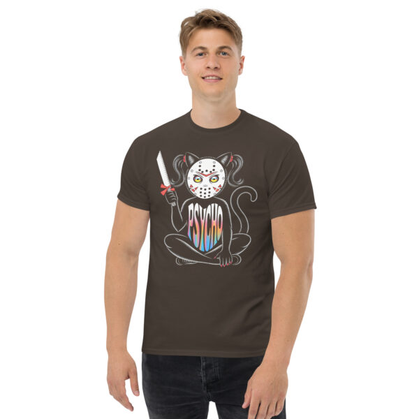 T-Shirt Psycho Kitty Kawaii – Regenbogen Horror Katze