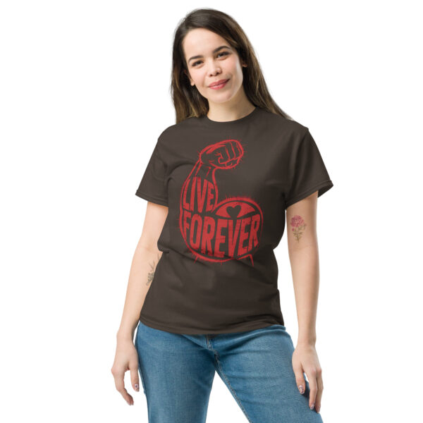 T-Shirt Live Forever Power Fist