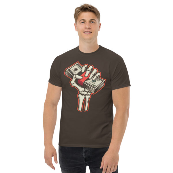 T-Shirt Skeleton Money Grip