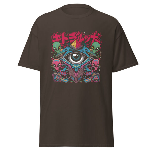 T-Shirt Alien Pyramid Eye – Shirt „UFO Vision“