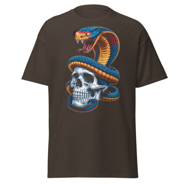 T-Shirt Schlange & Schädel Inferno – Skull Snake Shirt, Tattoo Stil