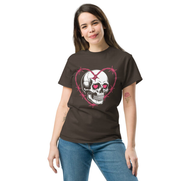 T-Shirt LoveKills Skull – Herz Stacheldraht