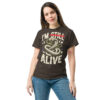 T-Shirt I’M STILL ALIVE Snake – Schlange Statement