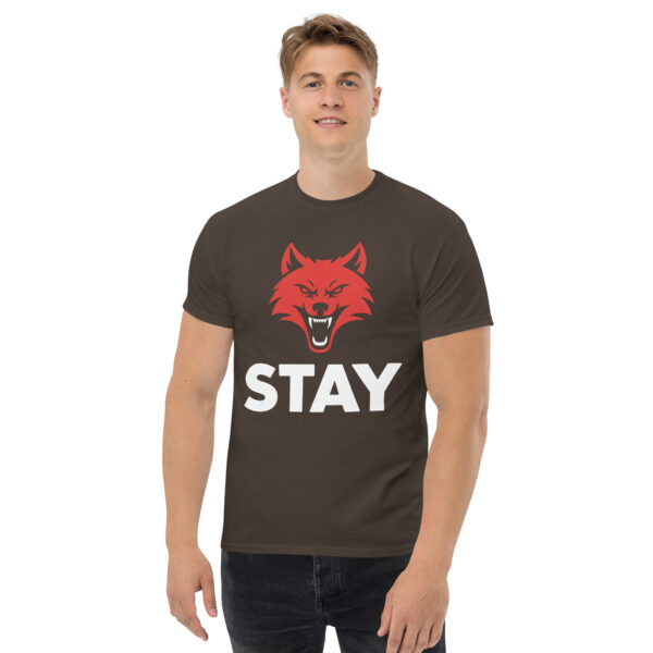 T-Shirt STAY WILD Wolf – Red Alpha
