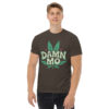T-Shirt Cannabis DAMN MO – Leaf Bubble Font
